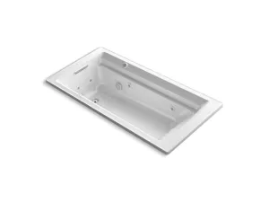 KOHLER K-1124-XHGH Archer 72" x 36" drop-in Heated BubbleMassage air bath and whirlpool