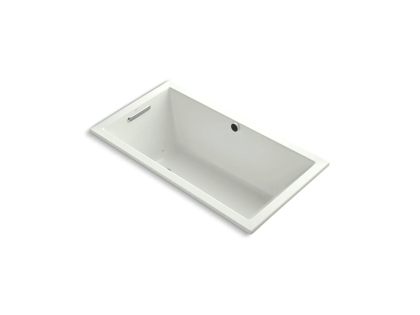 KOHLER K-1168-GHW Underscore 60" x 32" drop-in Heated BubbleMassage air bath with Bask heated surface