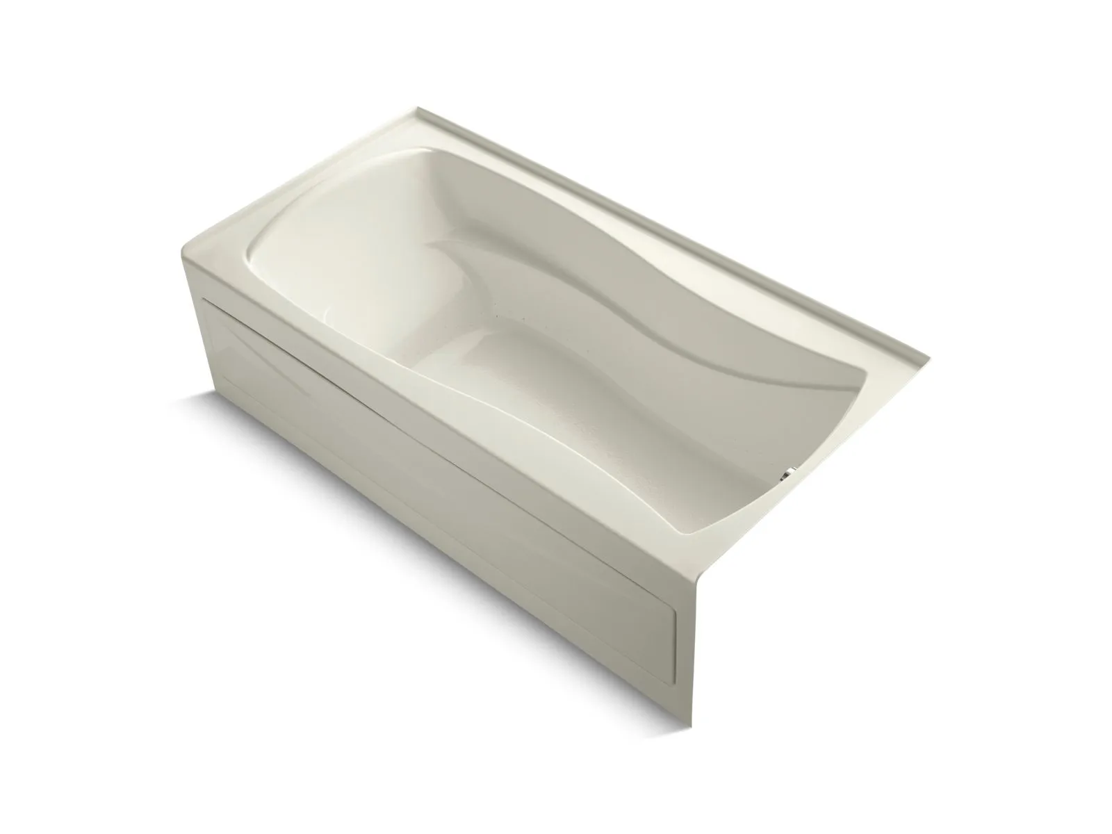 KOHLER K-1224-GHRAW Mariposa 66" x 36" alcove Heated BubbleMassage air bath with Bask heated surface, right drain