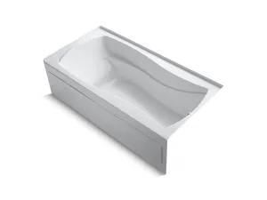 KOHLER K-1224-GHRAW Mariposa 66" x 36" alcove Heated BubbleMassage air bath with Bask heated surface, right drain