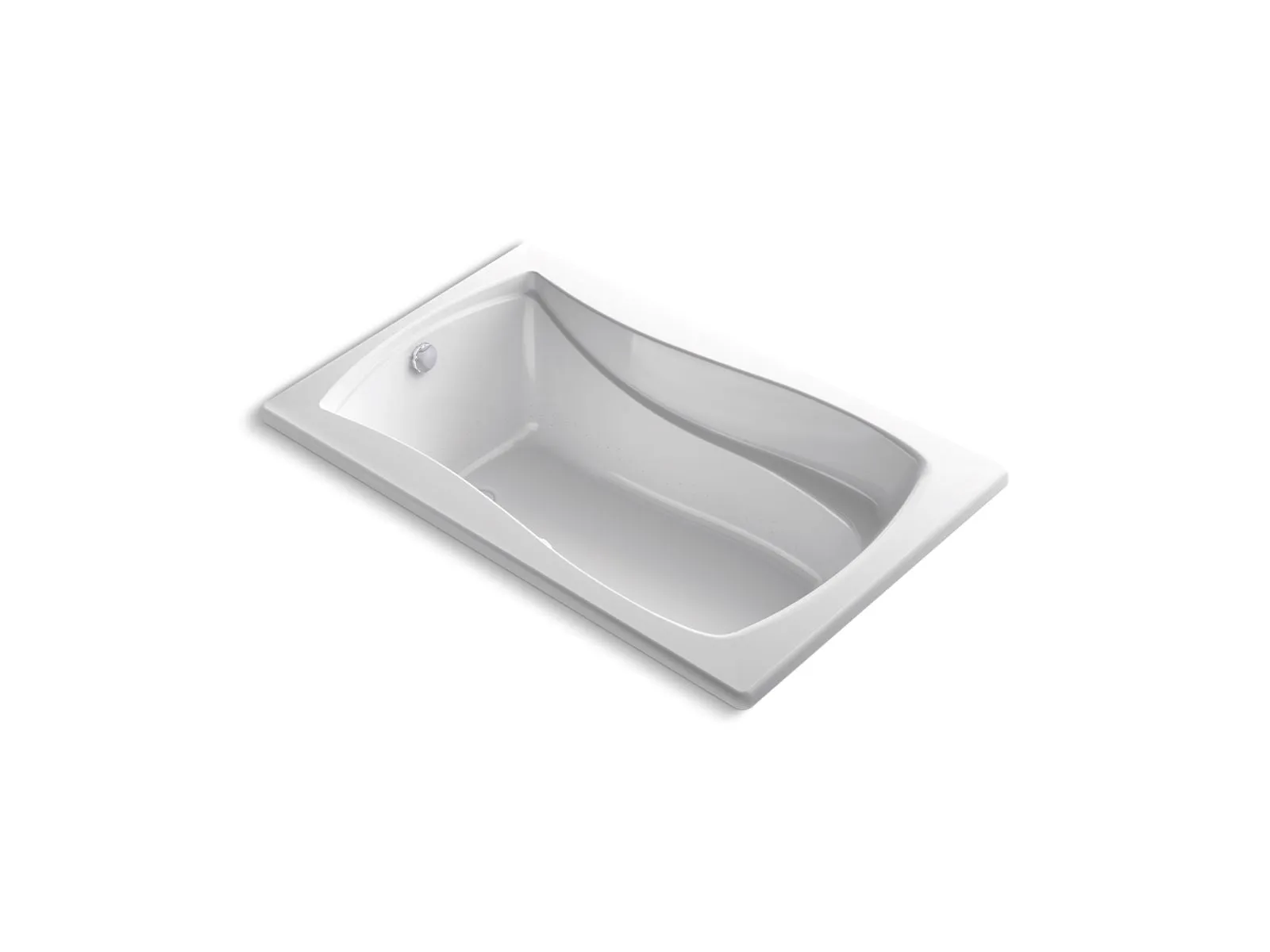 KOHLER K-1239-GH Mariposa 60" x 36" drop-in Heated BubbleMassage air bath