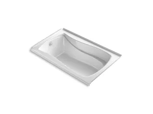 KOHLER K-1239-GHLAW Mariposa 60" x 36" alcove Heated BubbleMassage air bath with Bask heated surface, left drain