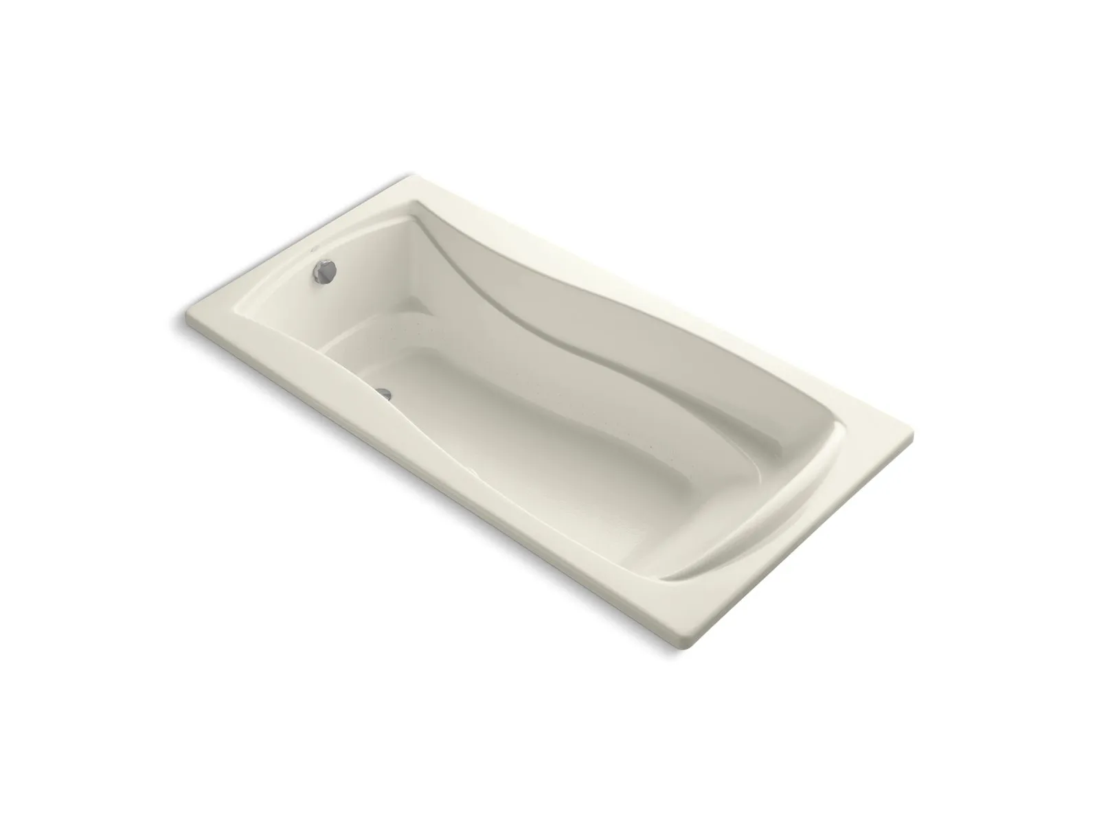 KOHLER K-1257-GHW Mariposa 72-1/4" x 36-1/4" drop-in Heated BubbleMassage air bath with Bask heated surface