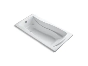 KOHLER K-1257-GHW Mariposa 72-1/4" x 36-1/4" drop-in Heated BubbleMassage air bath with Bask heated surface