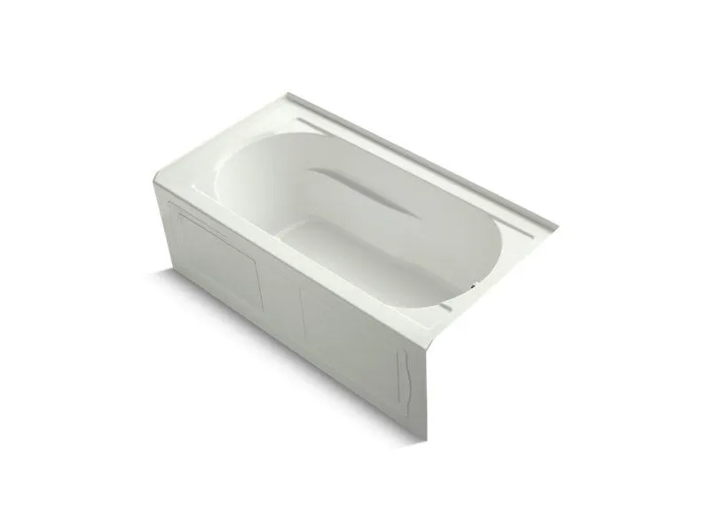 KOHLER K-1357-GHRAW Devonshire 60" x 32" Heated BubbleMassage air bath with Bask, alcove, right drain
