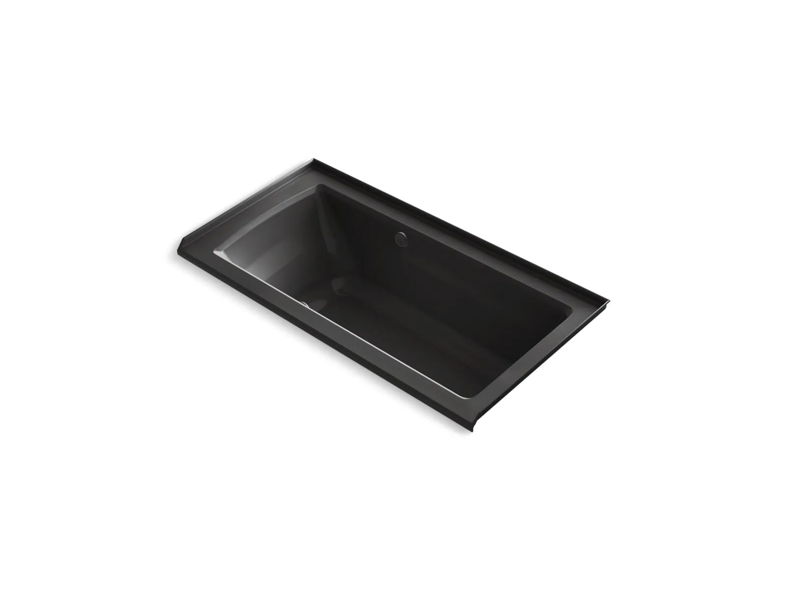KOHLER K-1947-GHRW Archer 60" x 30" alcove Heated BubbleMassage air bath with Bask heated surface, right drain