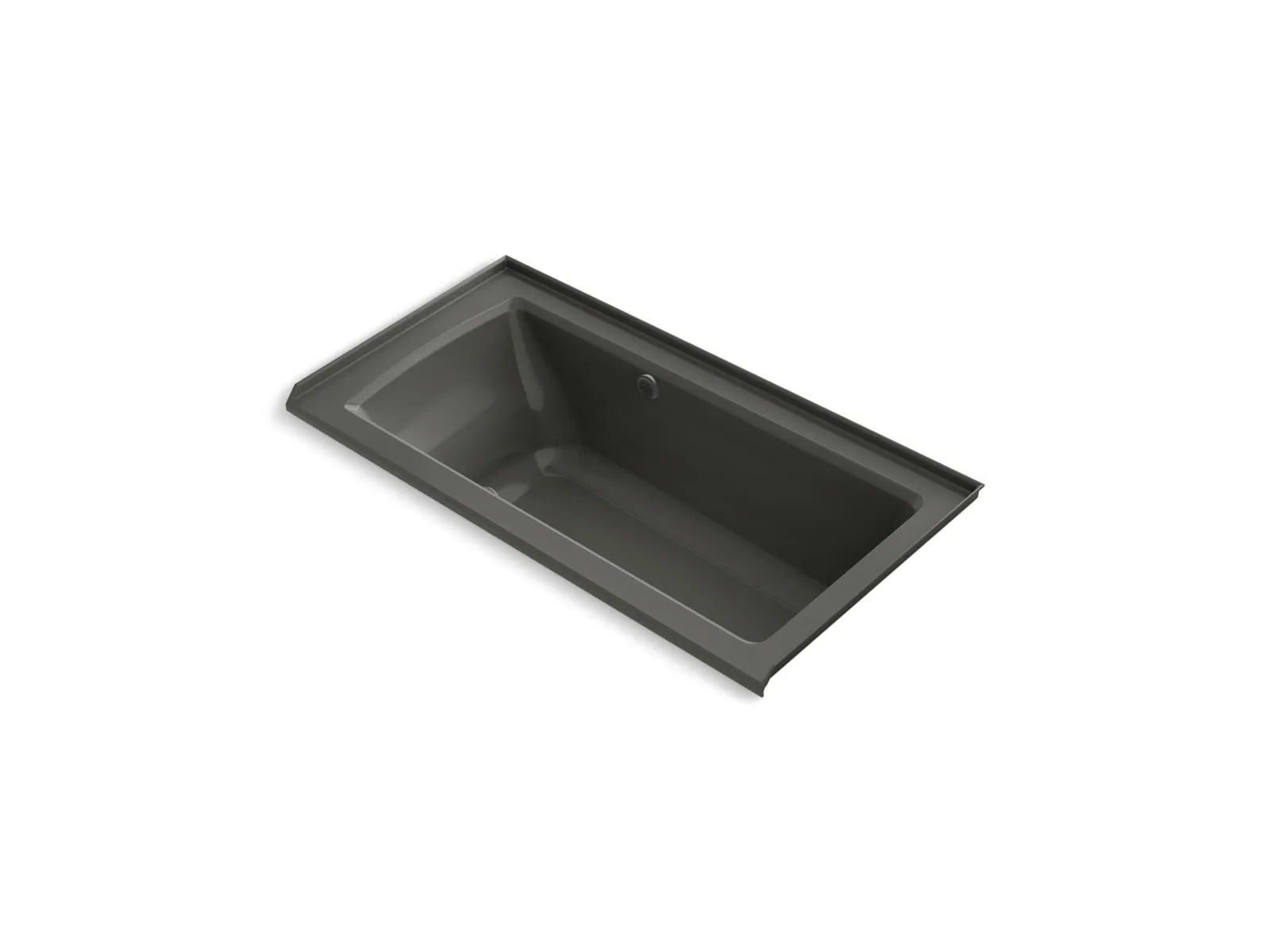 KOHLER K-1947-GHRW Archer 60" x 30" alcove Heated BubbleMassage air bath with Bask heated surface, right drain