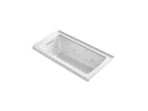 KOHLER K-1947-XHGHL Archer 60" x 30" alcove Heated BubbleMassage air bath and whirlpool, left drain