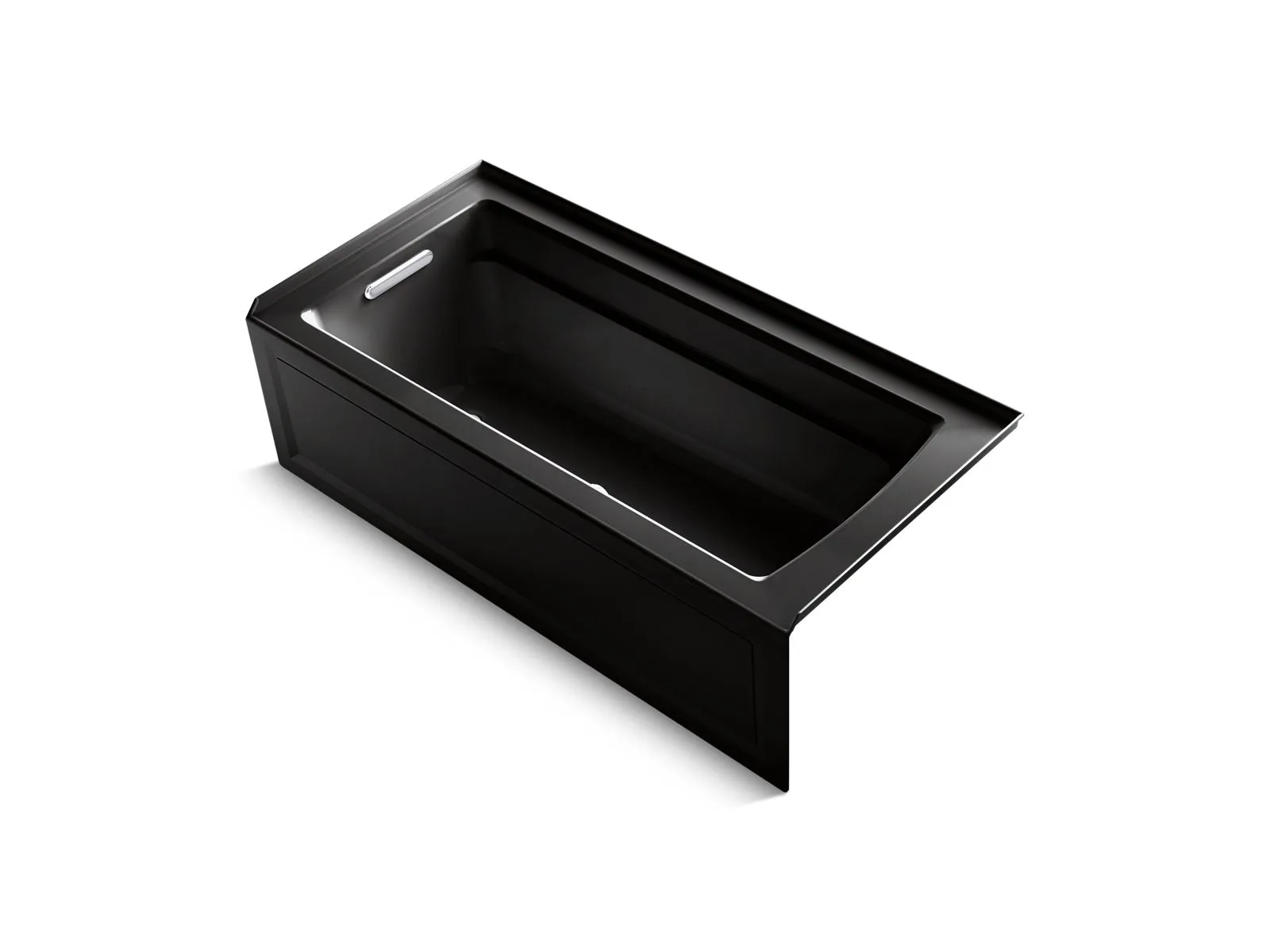 KOHLER K-1949-GHLAW Archer 66" x 32" alcove Heated BubbleMassage air bath with Bask heated surface, left drain