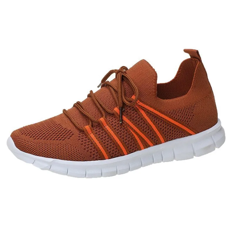 Large Size Women's Shoes Breathable Sports Laces Casual Running Women's Shoes