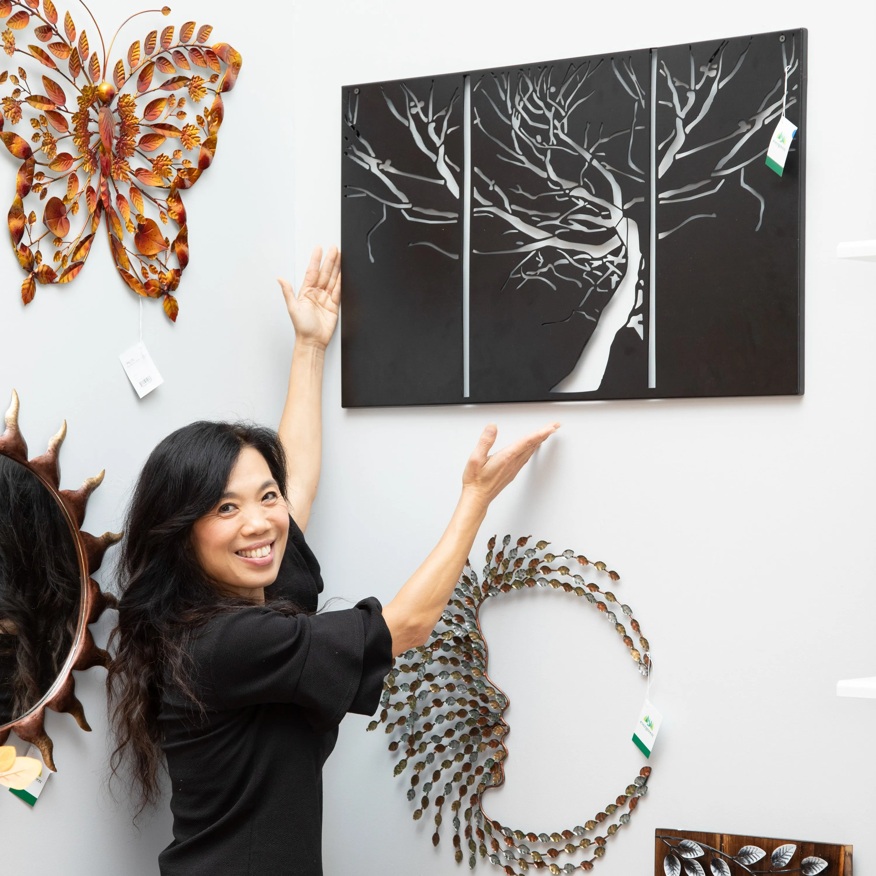Laser cut Metal Tree Wall Décor,phl325