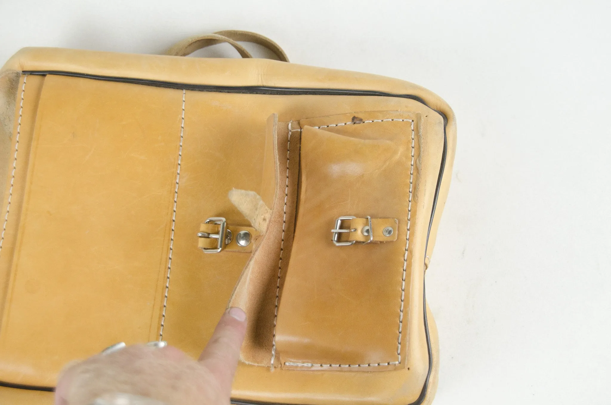 Leather Side Pouch