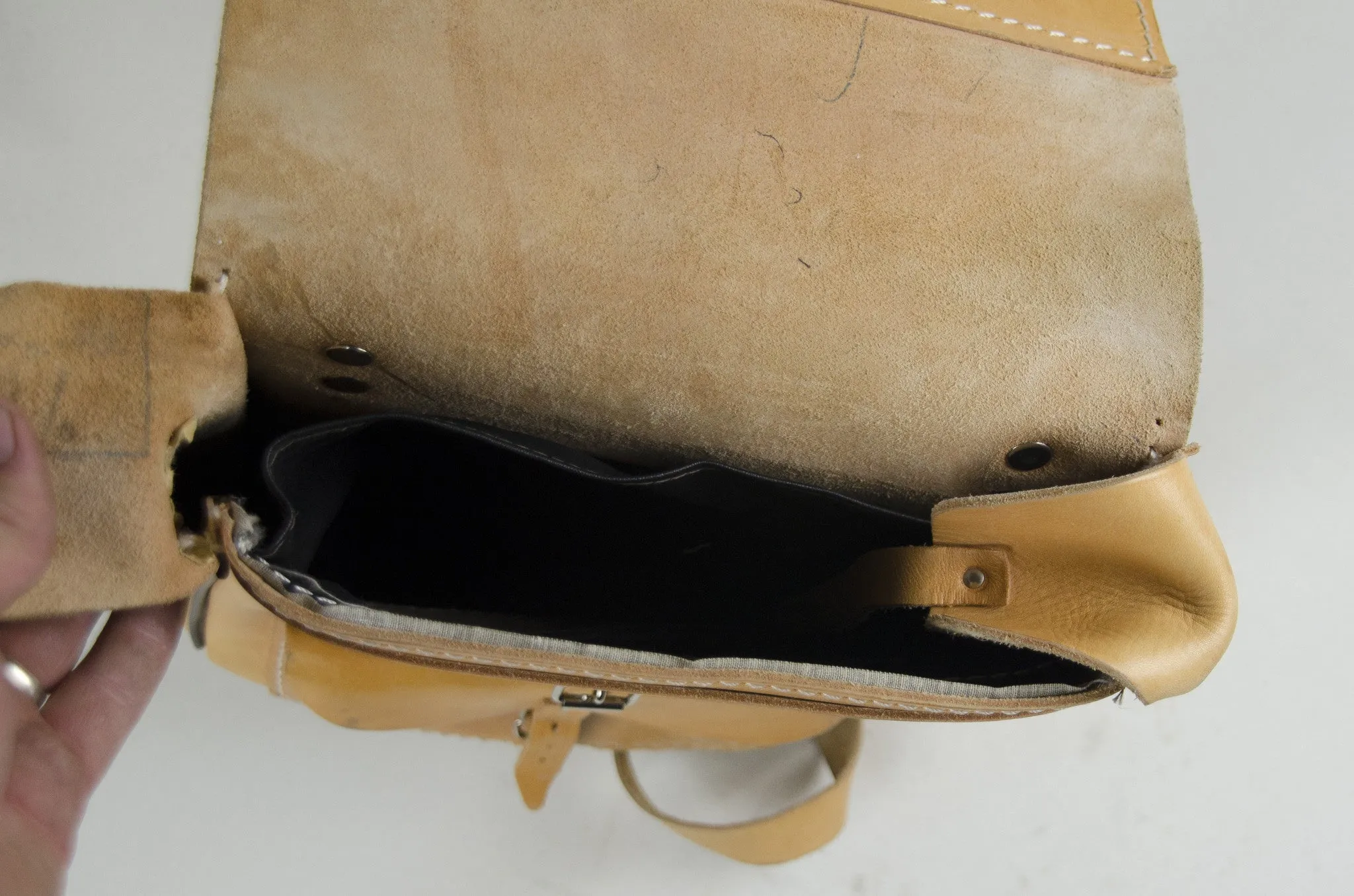 Leather Side Pouch