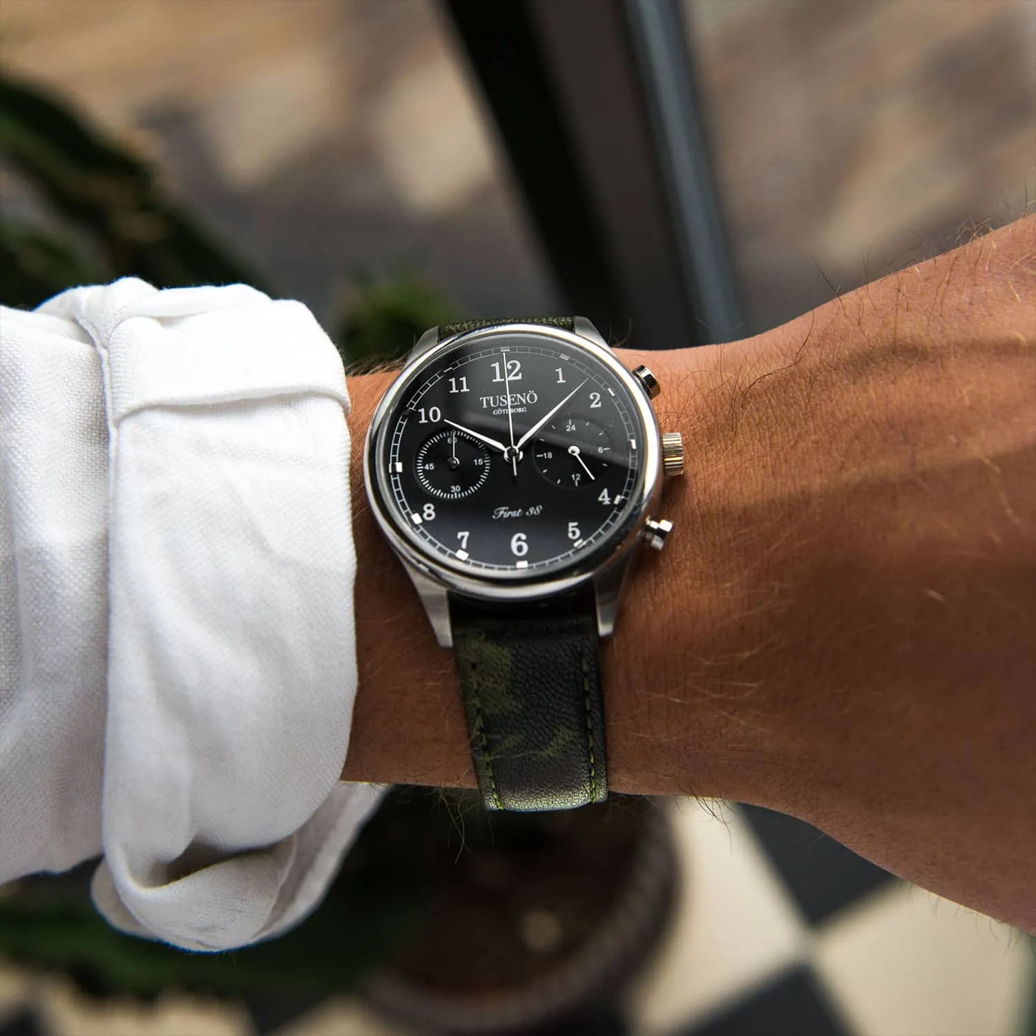 LEATHER STRAP – CAMO