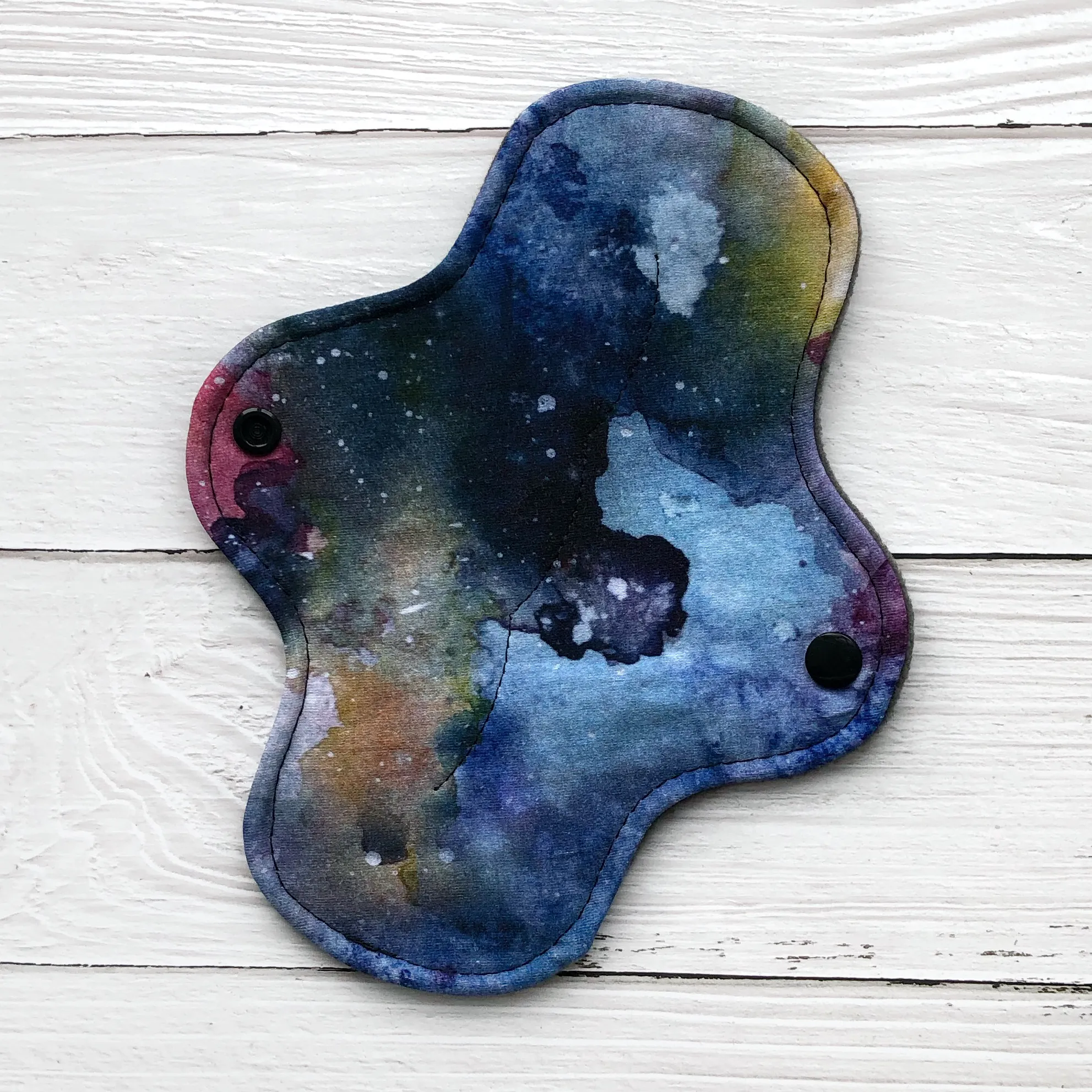 Light Absorbency Reusable Menstrual Pads: Watercolour Galaxy