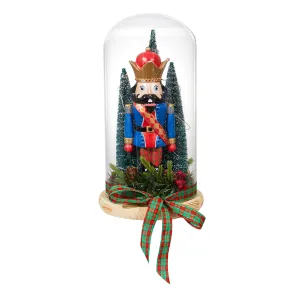 Lighted Nutcracker Cloche,phl440