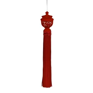 Lighted Tassel, Red,45t357bl