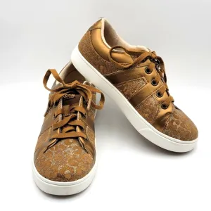 LIKE NEW!!! Ugg Kids' Marcus Sneaker Glitter Leopard. SIZE 3. #1163