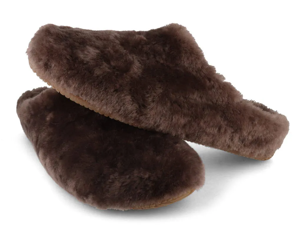 LIVING KITZBÜHEL Women 'Lambskin Slippers', brown