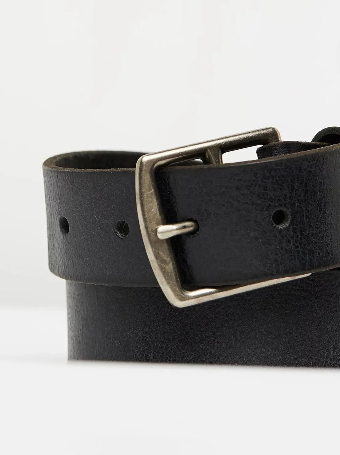 Loop Leather - State Route Belt - Black