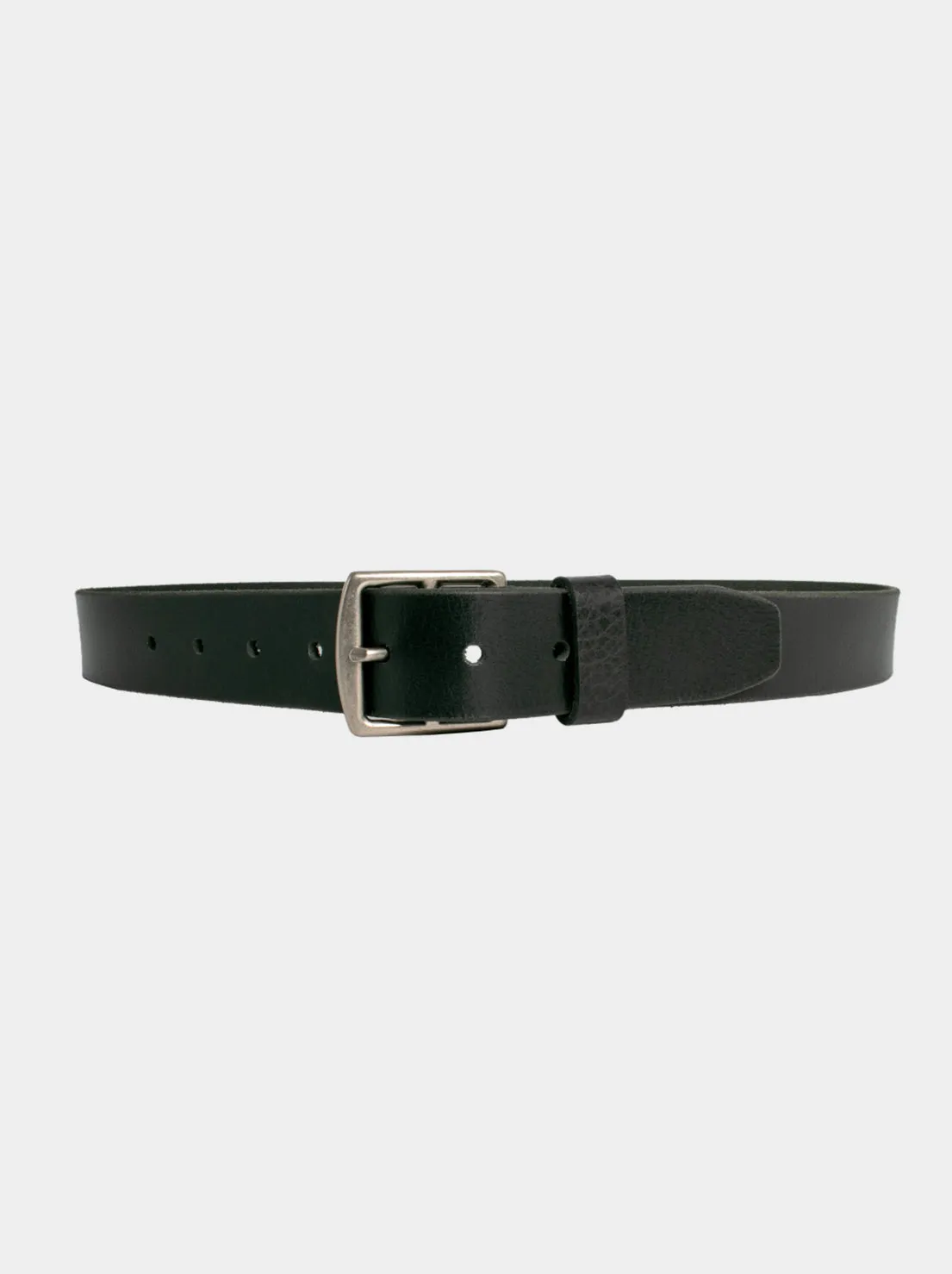 Loop Leather - State Route Belt - Black
