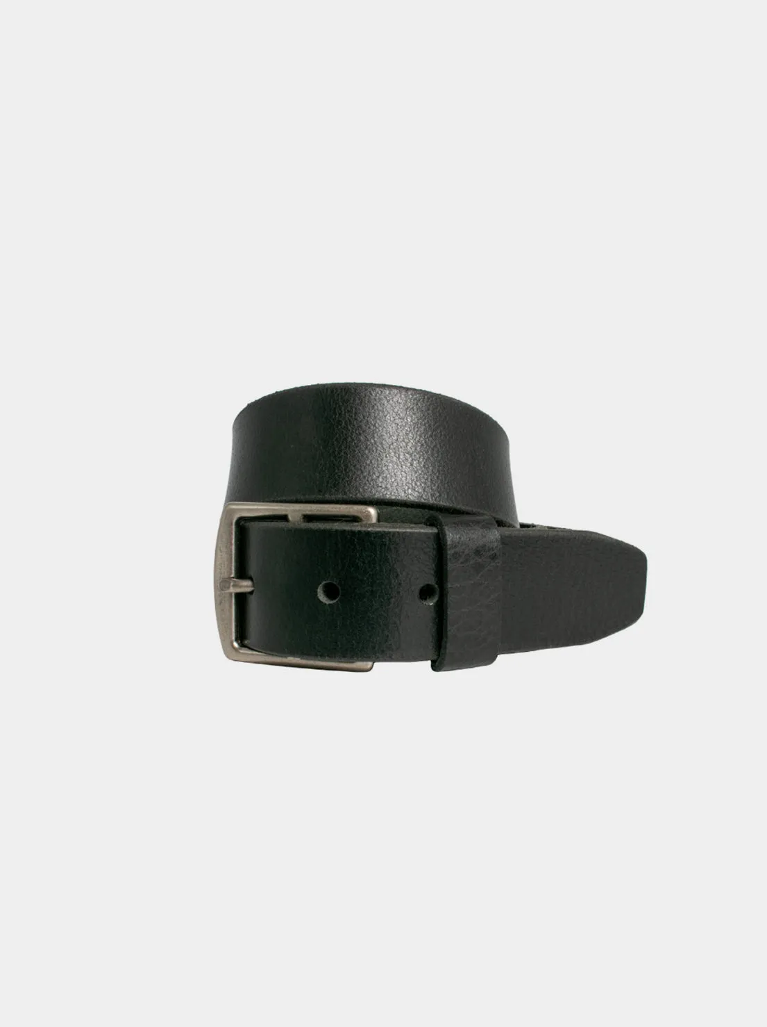 Loop Leather - State Route Belt - Black