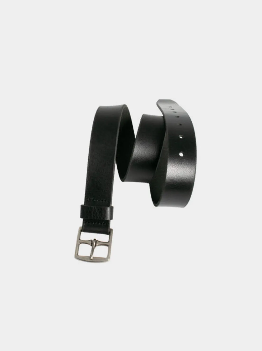 Loop Leather - State Route Belt - Black