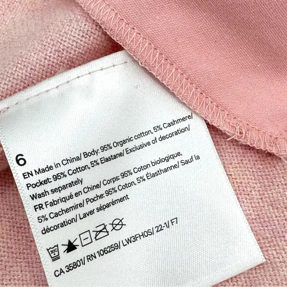 Lululemon Organic Cotton-Cashmere Open Wrap Cardigan/Robe