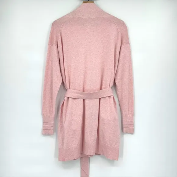 Lululemon Organic Cotton-Cashmere Open Wrap Cardigan/Robe