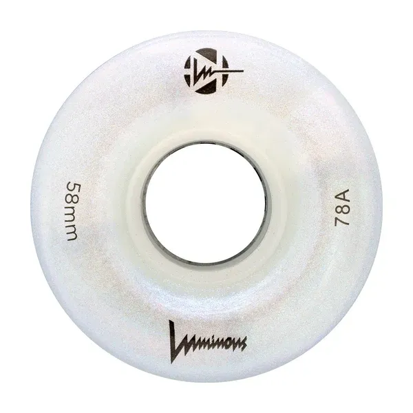 Luminous LED light up Quad Wheels - 58mm - Assorted Colors -