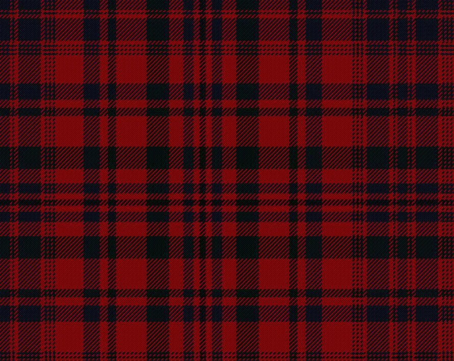 MacLeod Red Modern Medium Weight 11oz Tartan Cloth