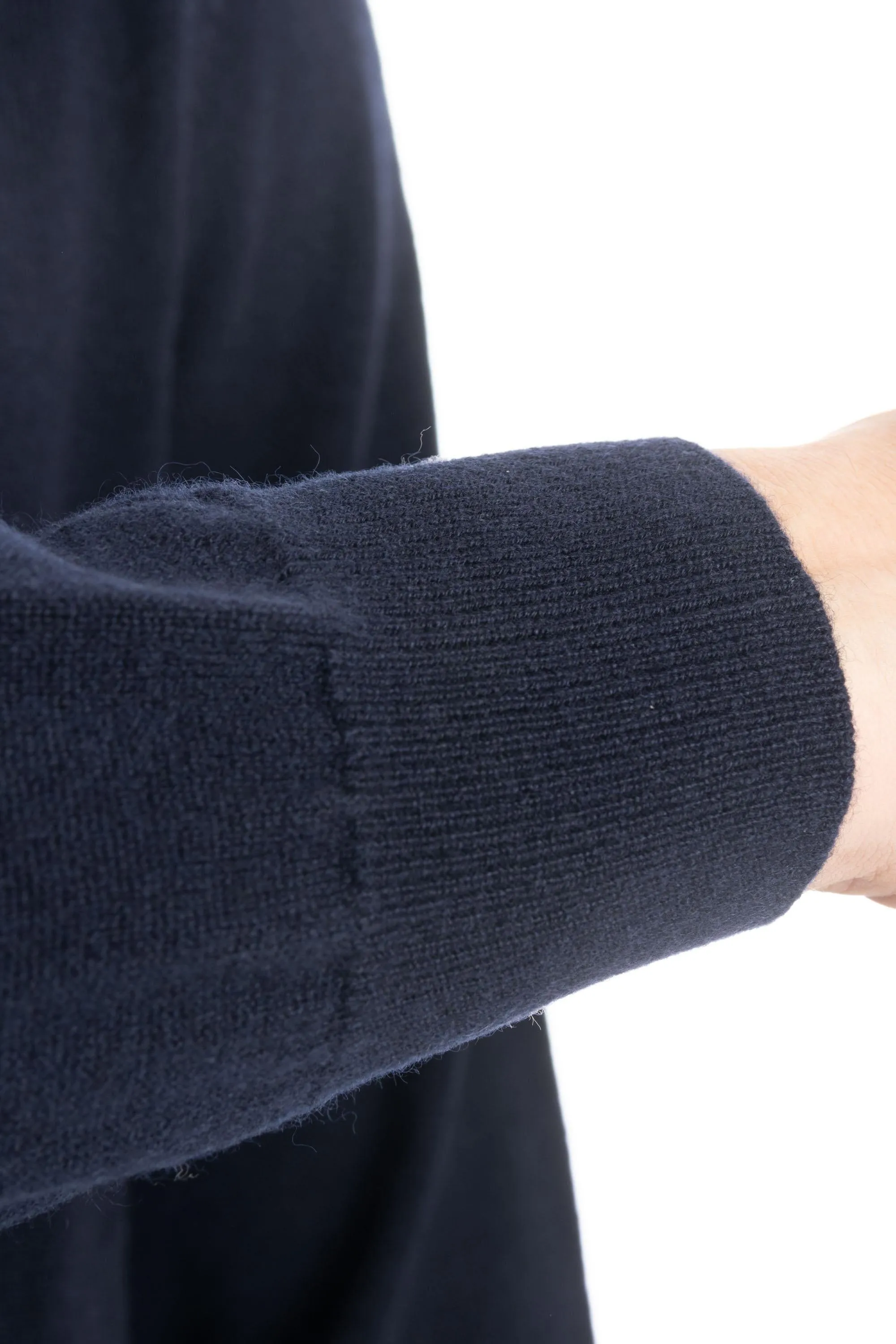 Maglia girocollo in kid cashmere