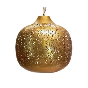 Marigold Round Chandelier in Brass