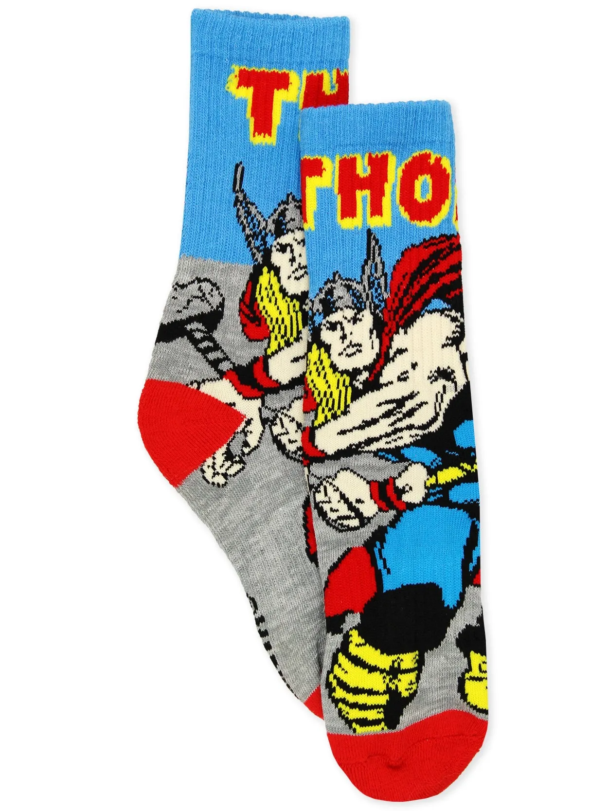 Marvel Avengers Black Panther Hulk Thor Crew Socks 3-Pack