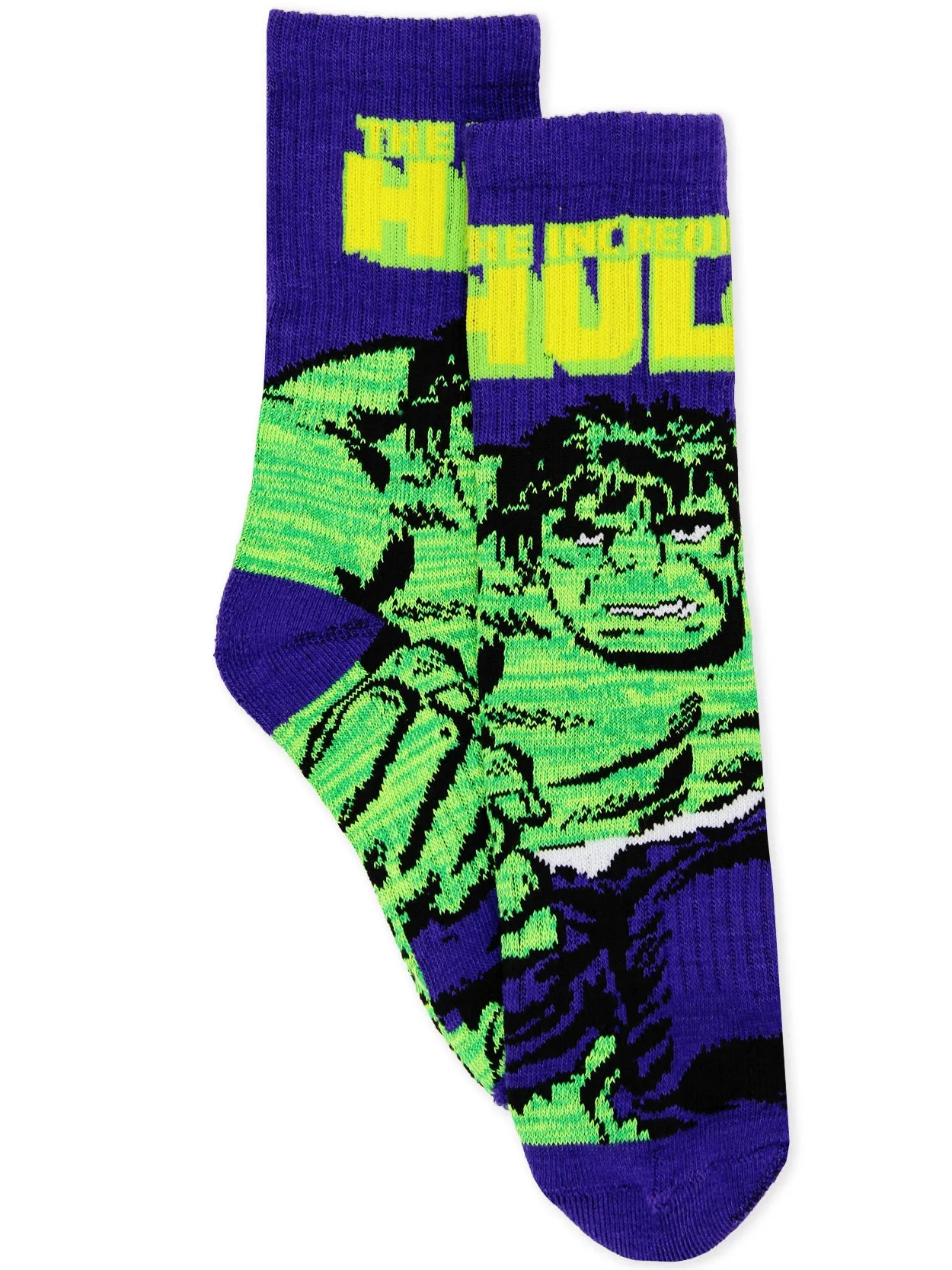 Marvel Avengers Black Panther Hulk Thor Crew Socks 3-Pack