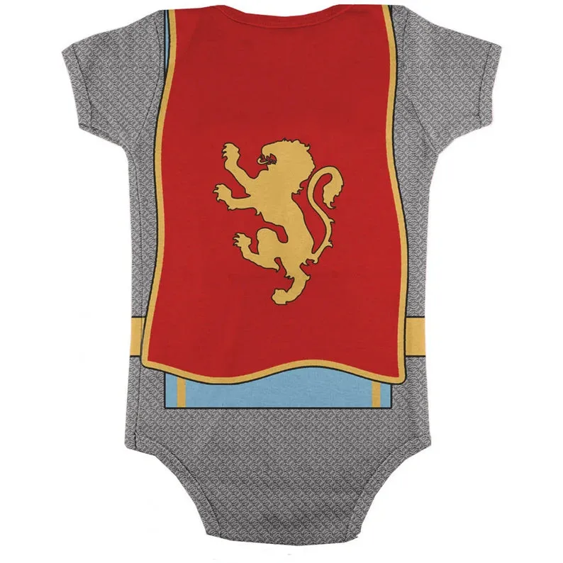Medieval Knight Baby Bodysuit, Personalized Castle Birthday Outfit, Knight in Shining Armor Baby One-Piece, Knight Costume