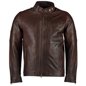 Mens Daytona Vintage Brown Classic Style Leather Jacket