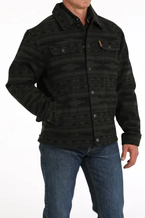 MENS FOREST AZTEC TWILL TRUCKER JACKET