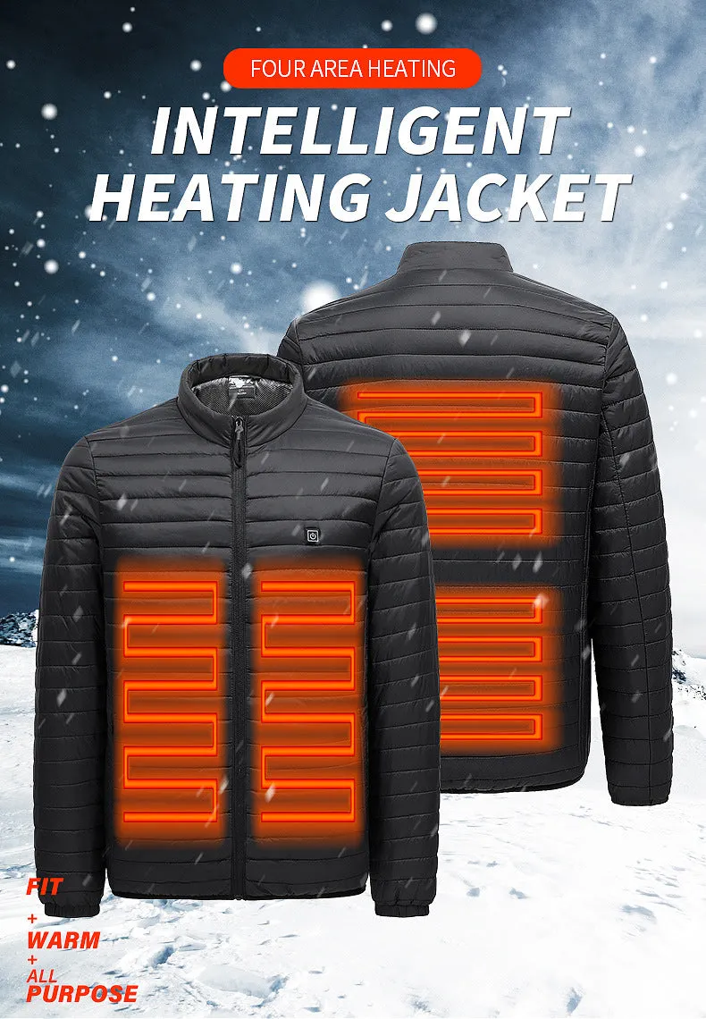 Men's Ultralight Waterproof Heated Padded Jacket
