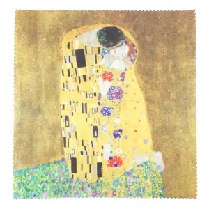 Microfibre Lens Cleaning Cloth - The Kiss by Gustav Klimt