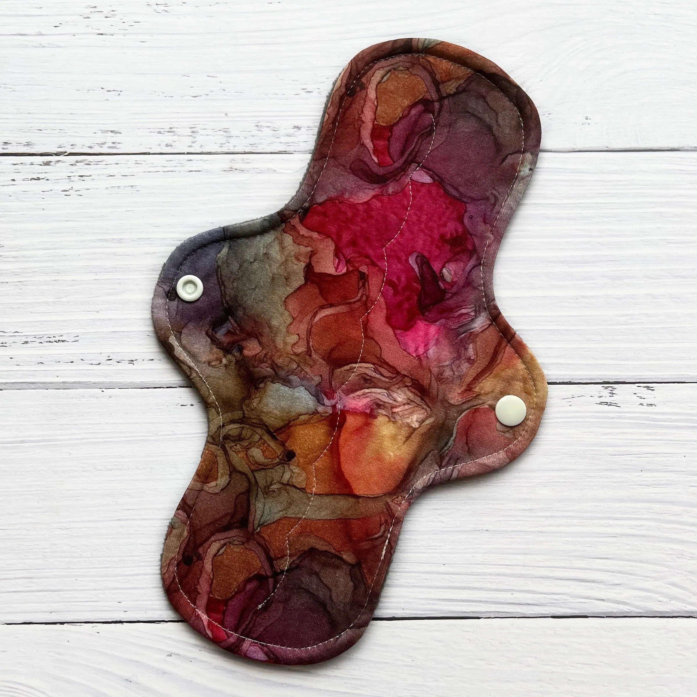 Moderate Absorbency Reusable Pads: Amethyst