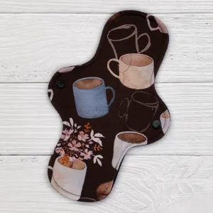 Moderate Absorbency Reusable Pads: Love is Brewing