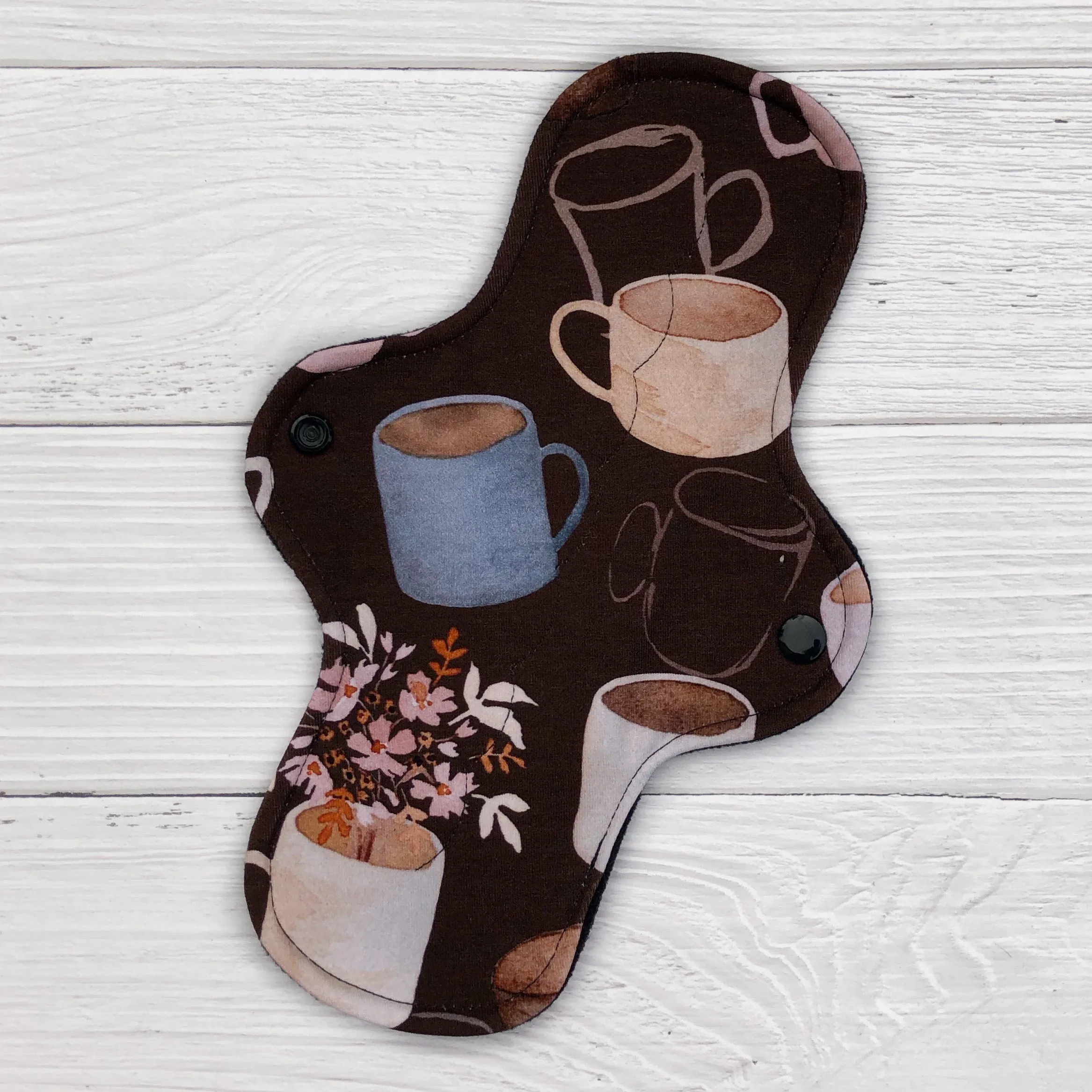 Moderate Absorbency Reusable Pads: Love is Brewing