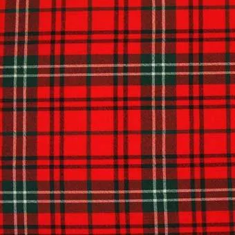 Morrison Red Modern Light Weight 8oz Tartan Cloth