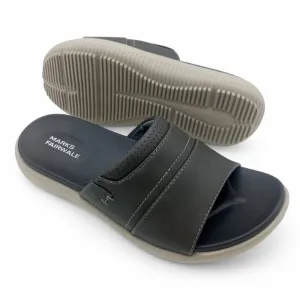 Mova Comfort Broad Strap Slippers 6010 – Grey