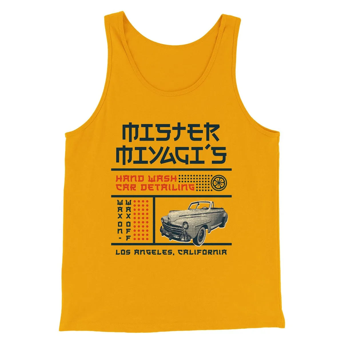 Mr. Miyagi's Car Detailing Funny Movie Men/Unisex Tank Top