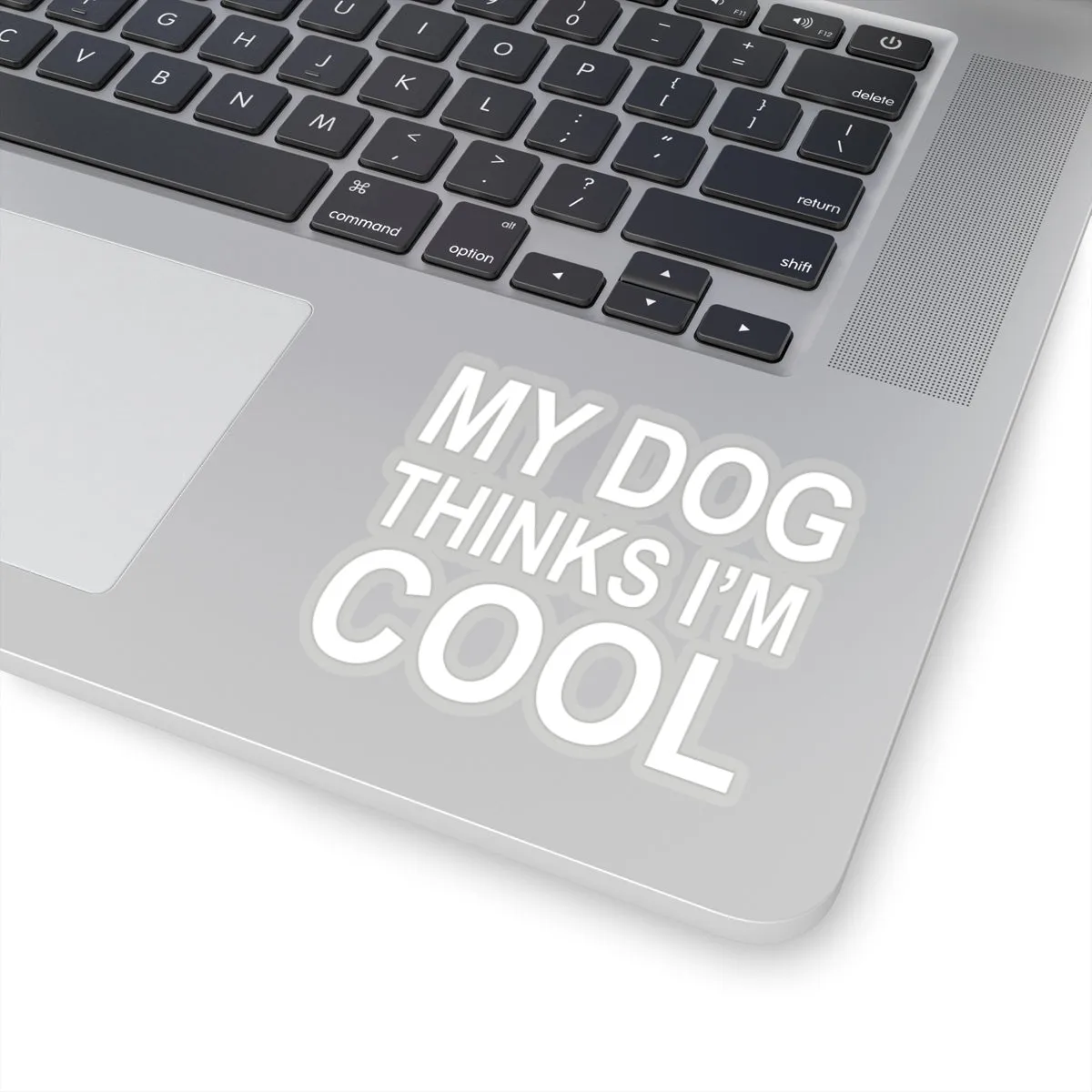 My Dogs Thinks I'm Cool - Premium Sticker