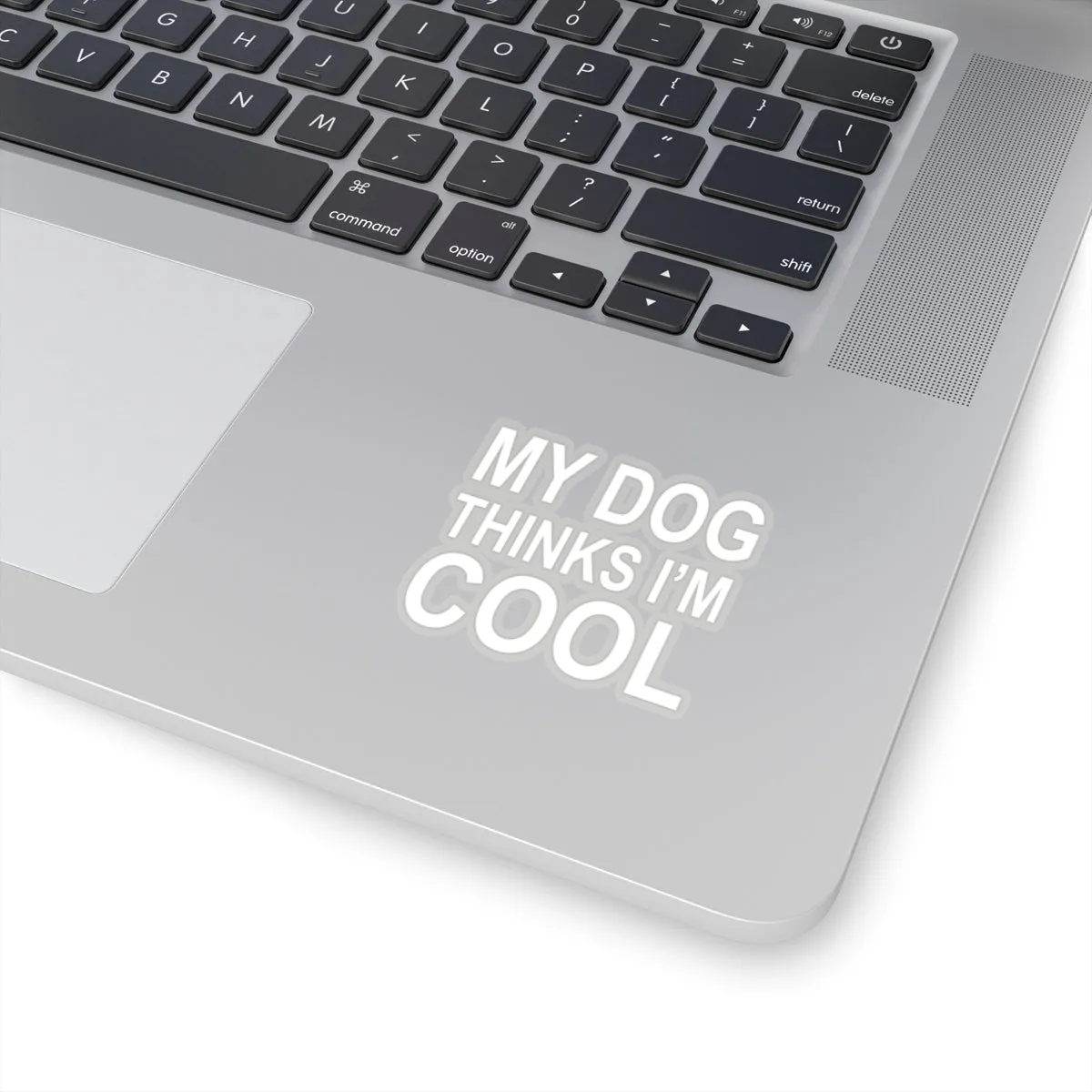 My Dogs Thinks I'm Cool - Premium Sticker