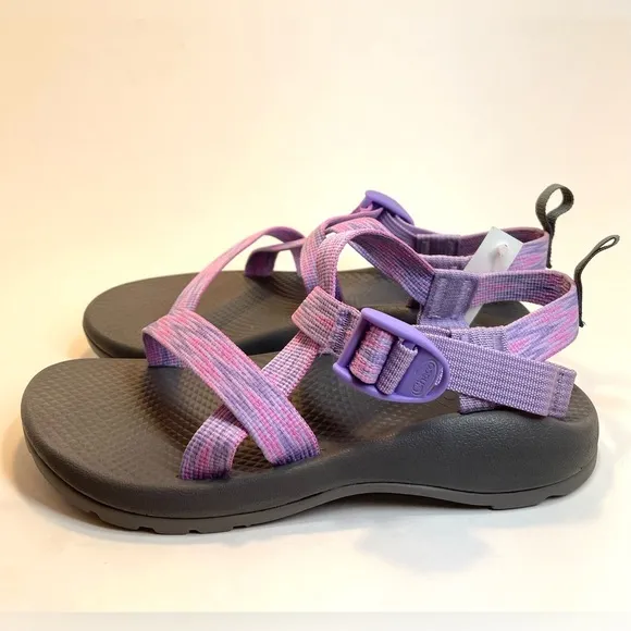 NIB Chaco Z1 EcoTread Sandal Big Kid Squall Purple Rose Size 5