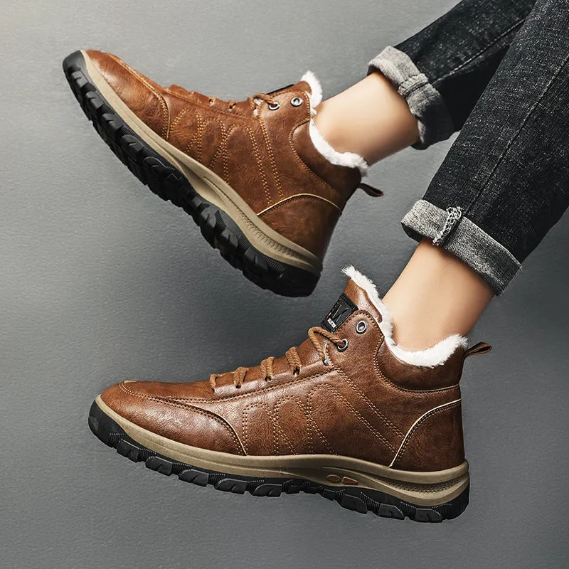 Non-slip Labor Insurance Hiking Cotton Shoes